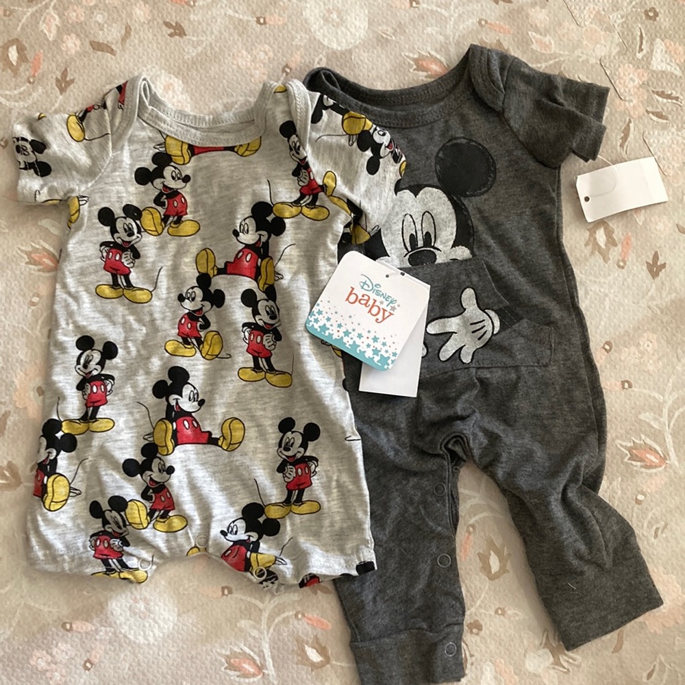 NWT Mickey baby outfits